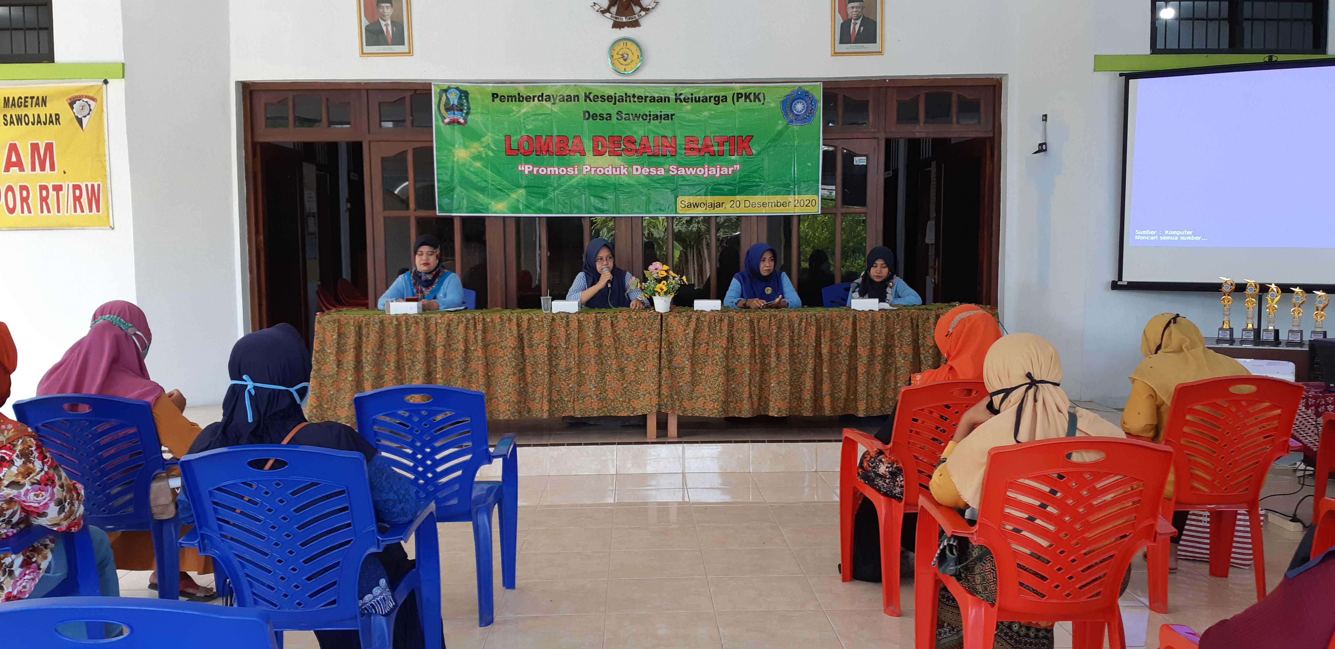 LOMBA DESAIN BATIK DESA SAWOJAJAR